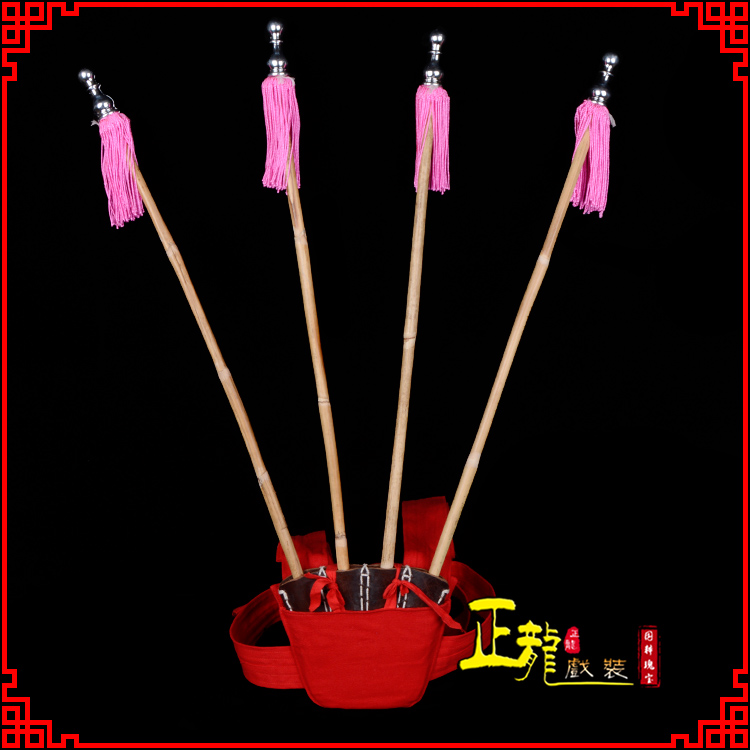 农安戏装戏曲用品靠旗男女大靠 靠板 正宗牛皮旗杆旗架