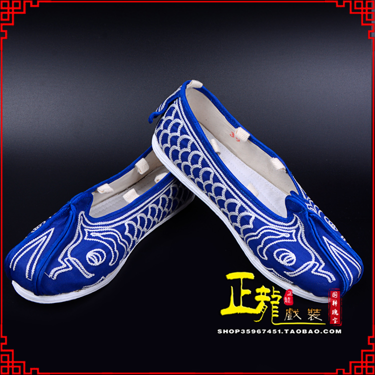 农安戏鞋舞台演出鞋水路英雄三义斋布底鱼鳞洒