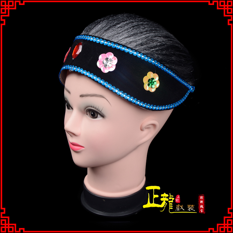农安老旦媒婆穷老太婆假发套 老旦头套
