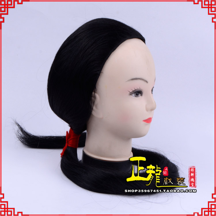 农安古装影视演出头套花旦假发 真发古装发