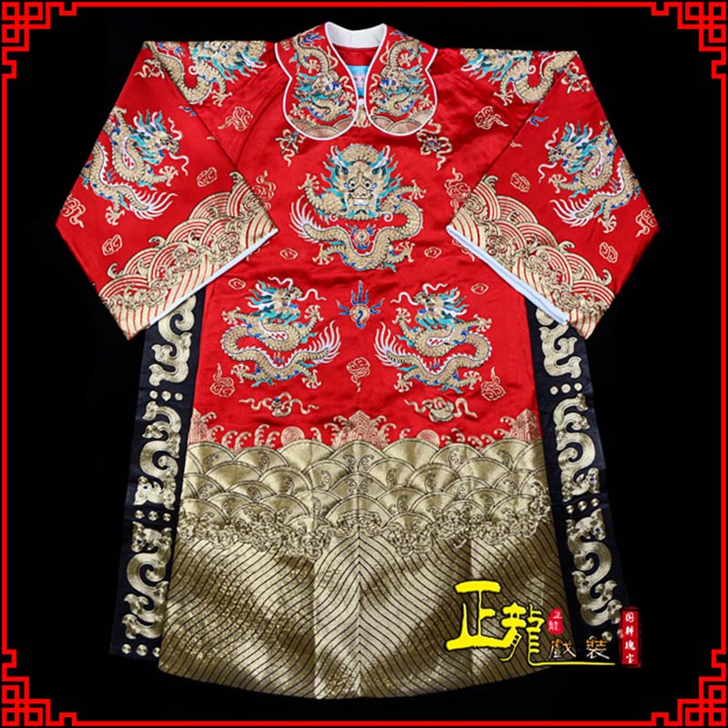 农安皇帝蟒袍全金八宝团龙蟒