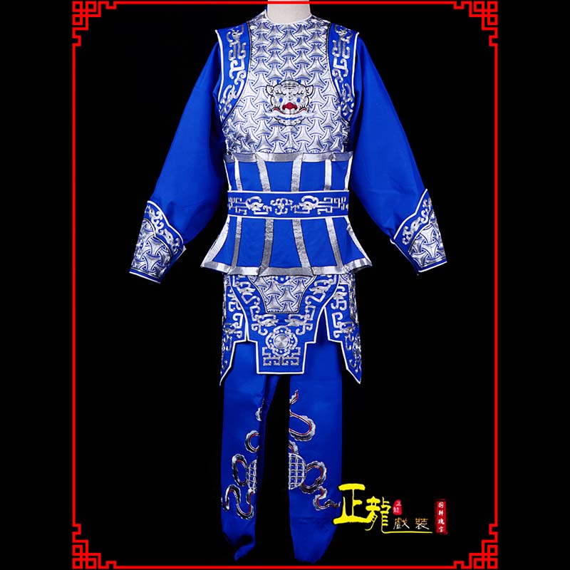农安武生戏服云肩侉子男兵衣